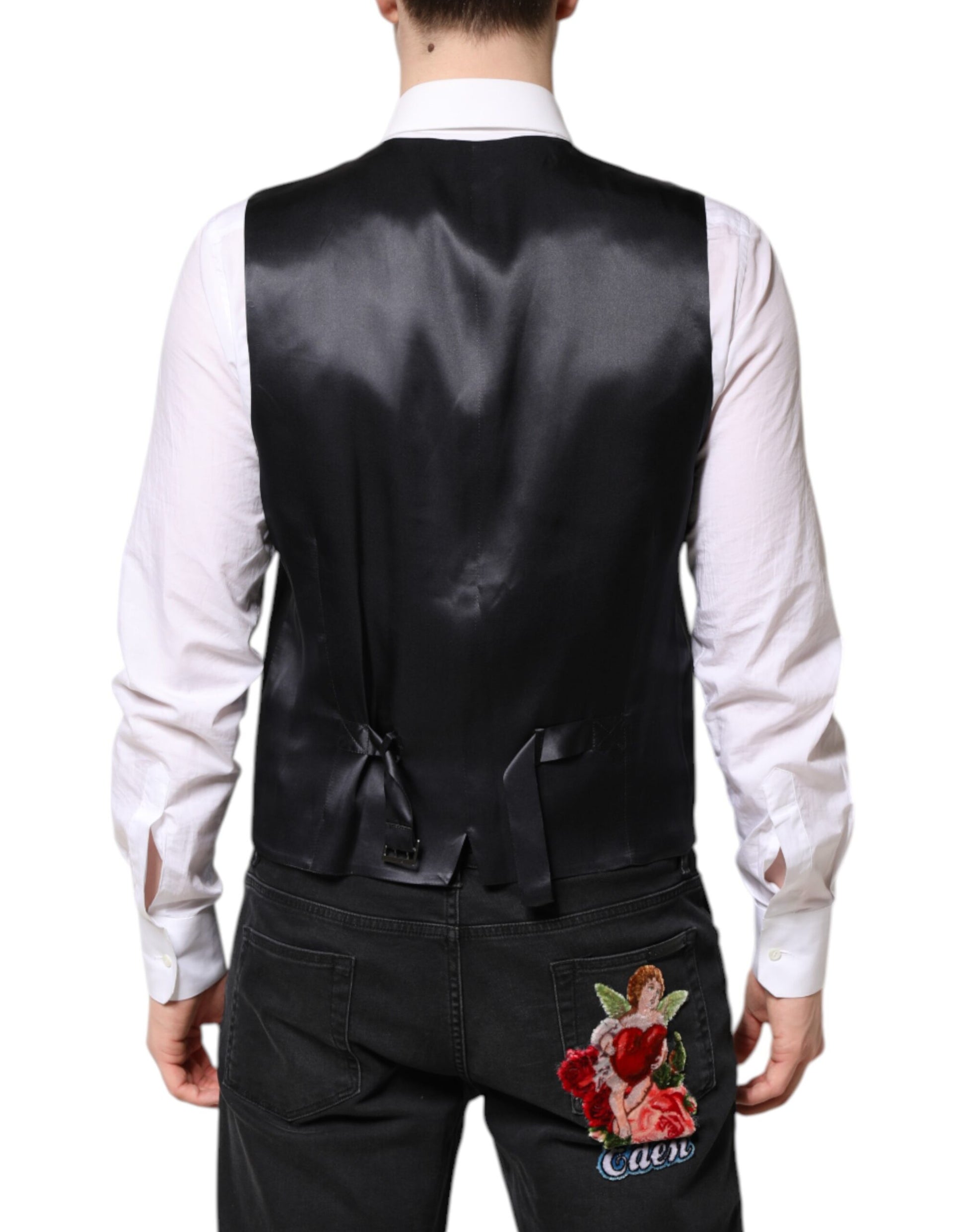 Dolce & Gabbana Dark Blue MARTINI Wool Suit - 2 Piece Jacket & Vest