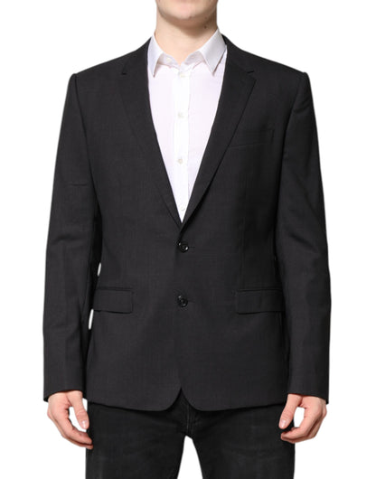 Dolce & Gabbana MARTINI Dark Gray Single Breasted Jacket