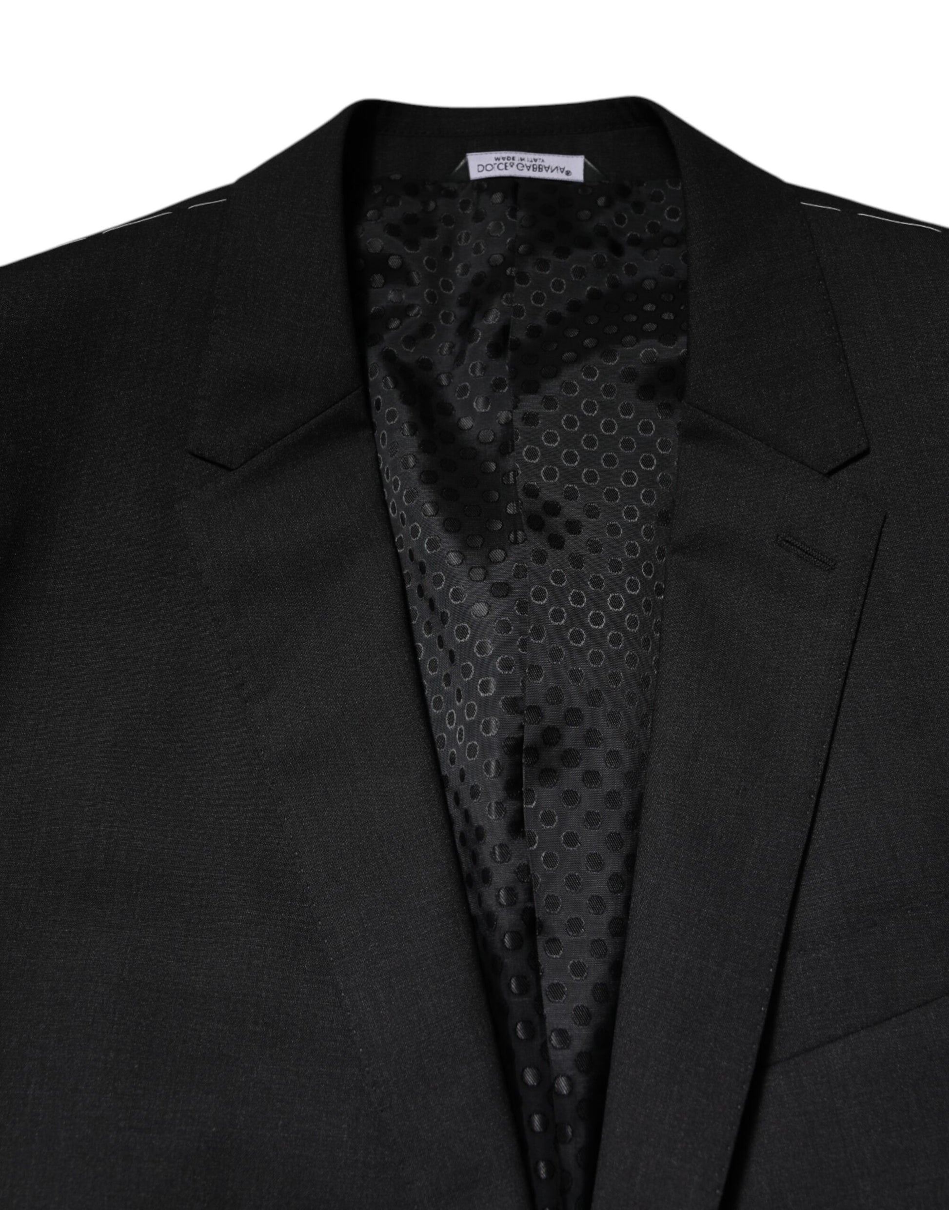 Dolce & Gabbana MARTINI Dark Gray Single Breasted Jacket