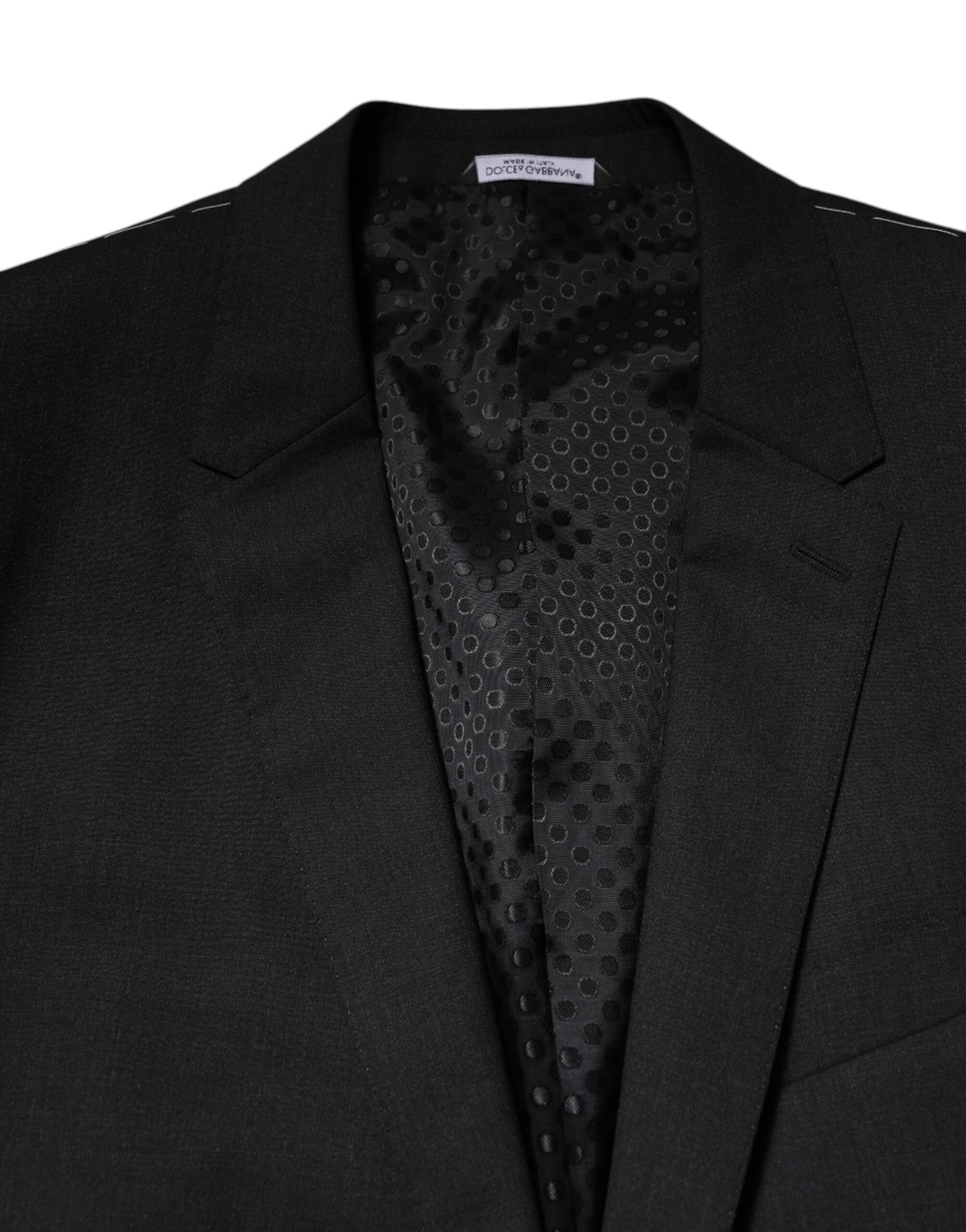 Dolce & Gabbana MARTINI Dark Gray Single Breasted Jacket