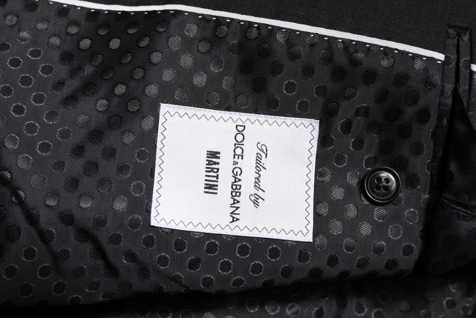 Dolce & Gabbana MARTINI Dark Gray Single Breasted Jacket