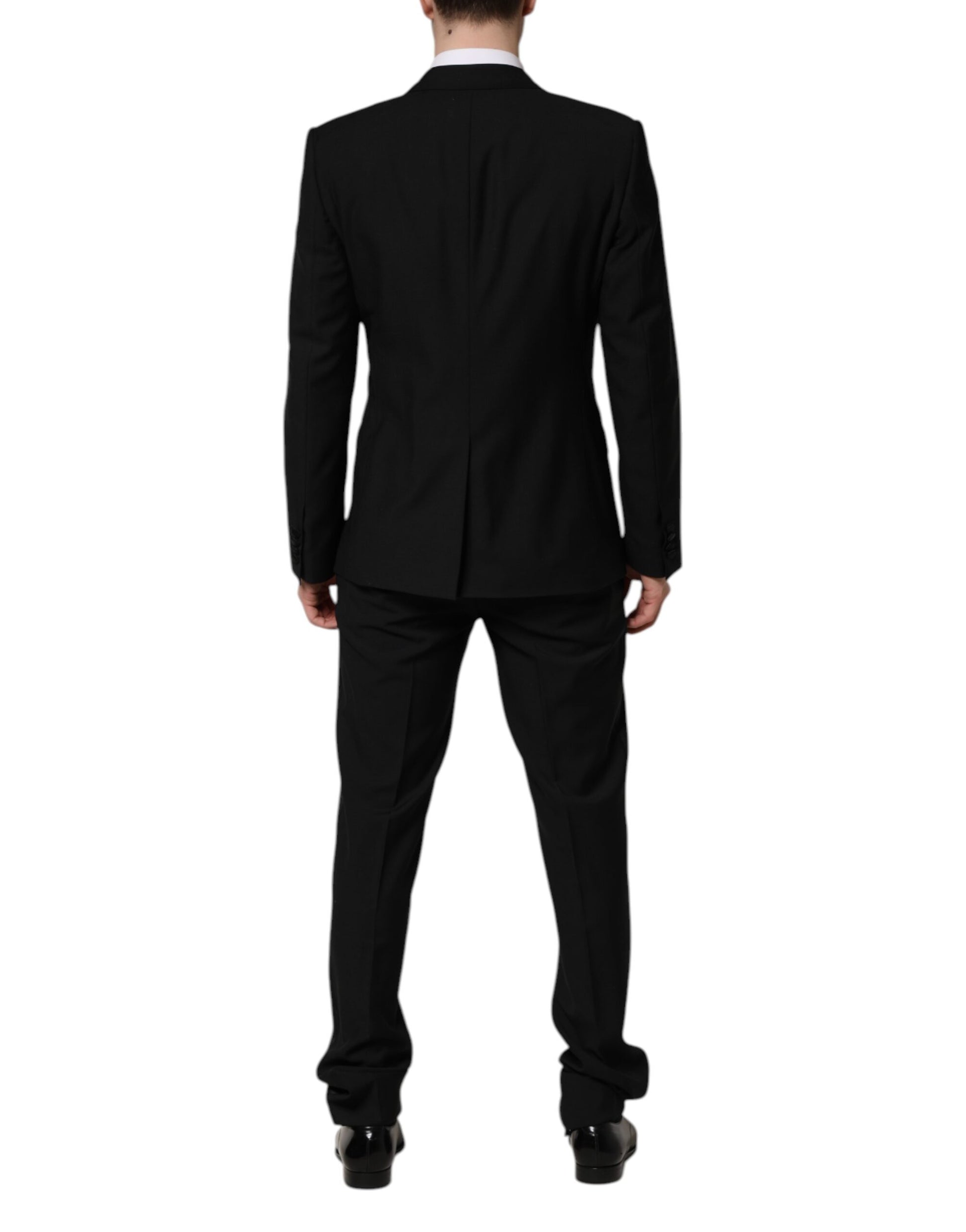 Dolce & Gabbana Black MARTINI Crystal Embellished 3-Piece Suit