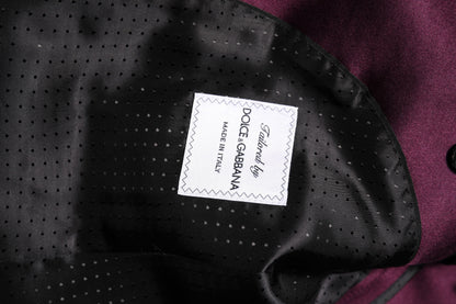 Dolce & Gabbana Dark Purple Silk 3-Piece Suit