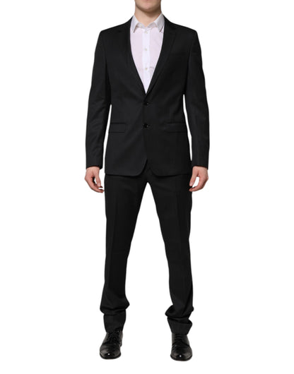 Dolce & Gabbana Dark Gray MARTINI 2-Piece Suit