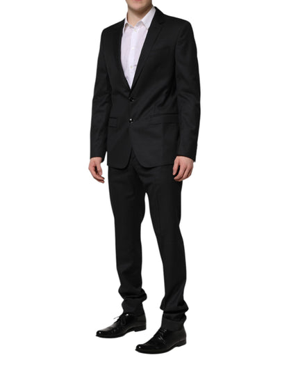 Dolce & Gabbana Dark Gray MARTINI 2-Piece Suit
