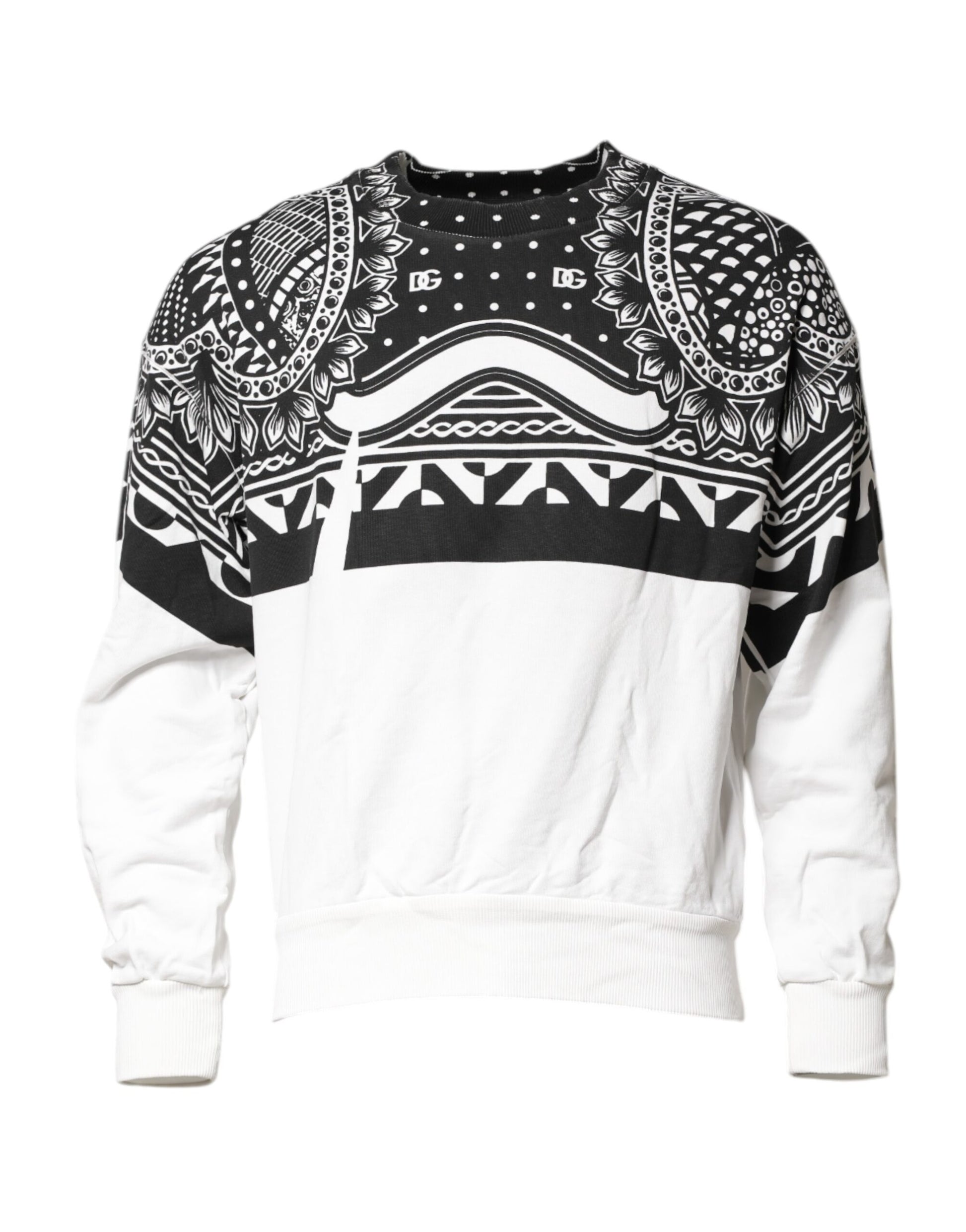 Dolce & Gabbana Bandana Print Cotton Sweatshirt for Men