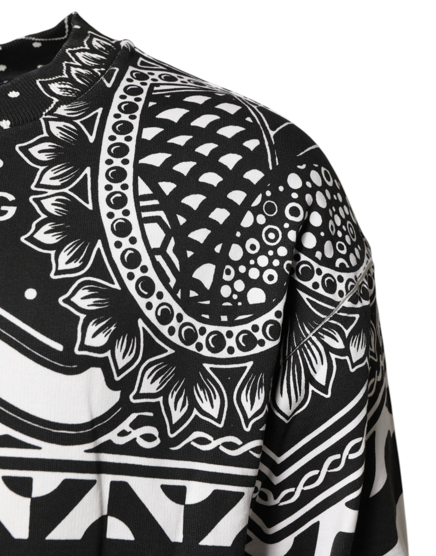 Dolce & Gabbana Bandana Print Cotton Sweatshirt for Men
