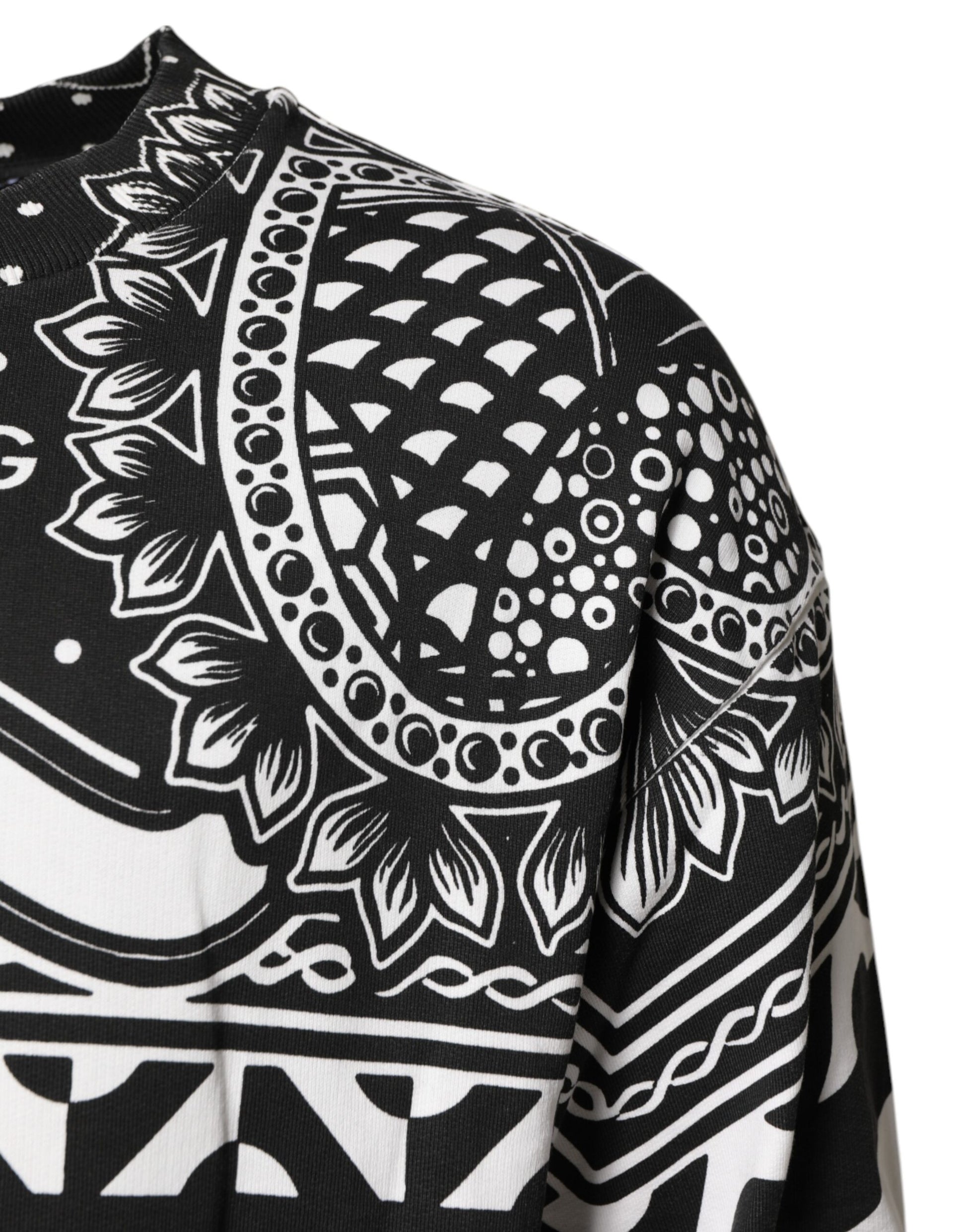 Dolce & Gabbana Bandana Print Cotton Sweatshirt for Men