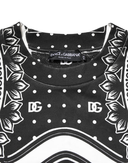 Dolce & Gabbana Bandana Print Cotton Sweatshirt for Men
