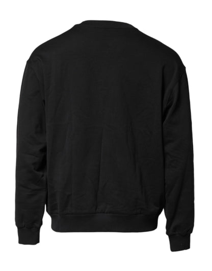 Dolce & Gabbana Black DG Logo Crew Neck Sweatshirt