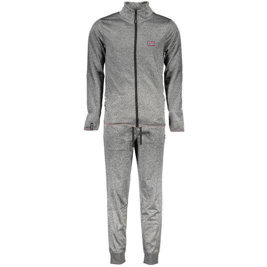 Norway 1963 Gray Silky Tracksuit for Men