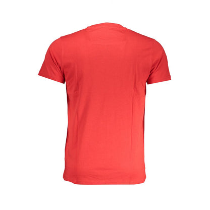Cavalli Class Red Cotton T-Shirt - Striking Style Meets Comfort