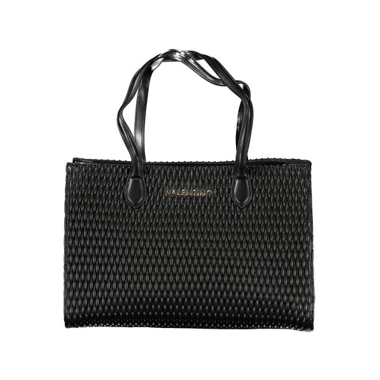 Mario Valentino Black Eco-Friendly Polyethylene Shoulder Bag