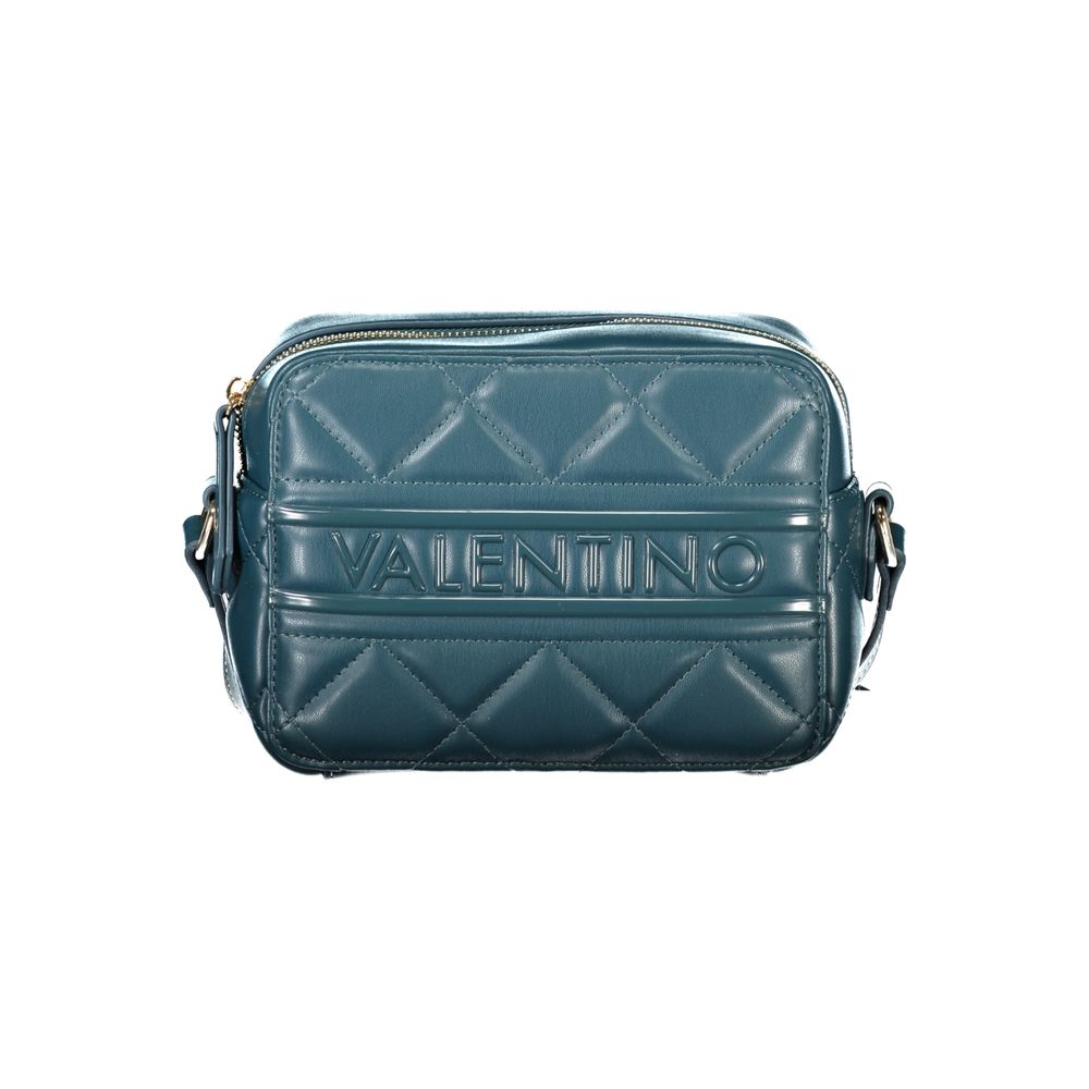 Mario Valentino Green Smooth Leather Shoulder Handbag