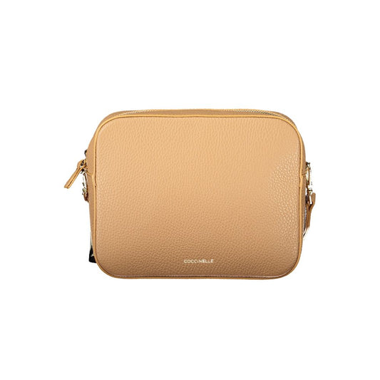 Coccinelle Brown Leather Tebe Handbag