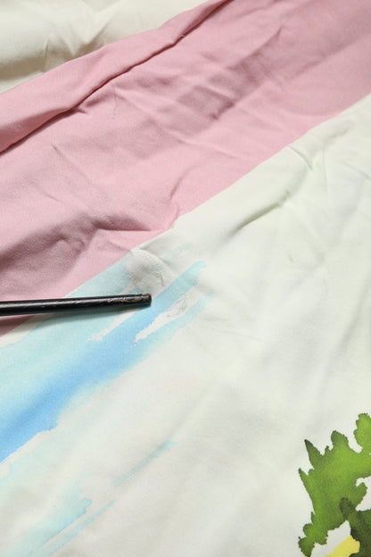 Dolce & Gabbana Multicolour Off Shoulder Long Sheath Dress