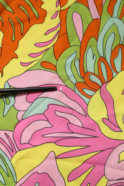 Dolce & Gabbana Multicolour Floral Round Neck Sleeveless Top