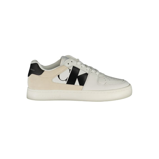Calvin Klein White Polyester Sneakers