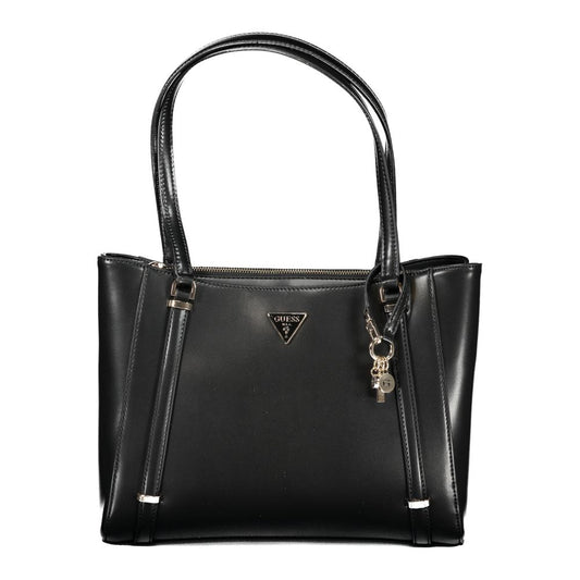 Guess Jeans Black Polyethylene Daryna Handbag