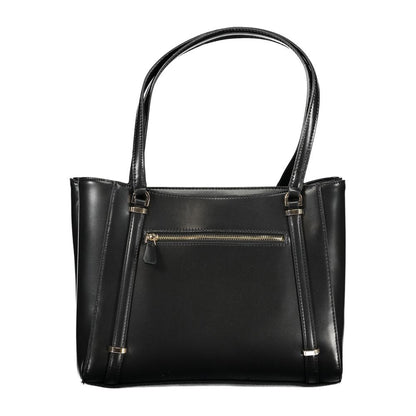 Guess Jeans Black Polyethylene Daryna Handbag