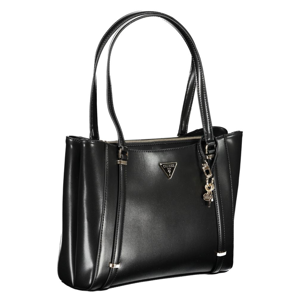 Guess Jeans Black Polyethylene Daryna Handbag