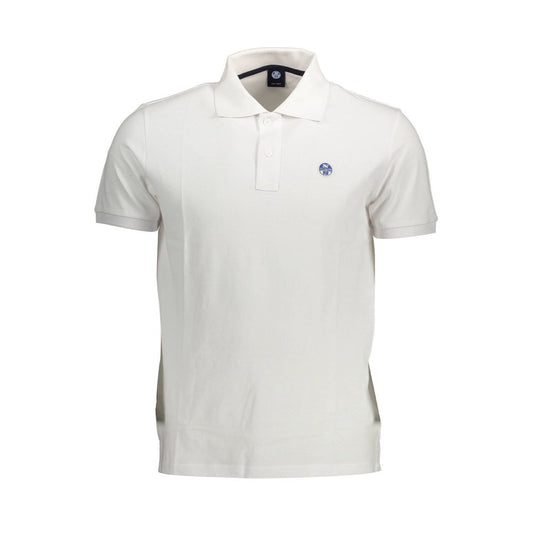 North Sails White Cotton Men's Polo Shirt