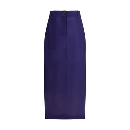 Khaite Lucian Midi Skirt