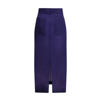 Khaite Lucian Midi Skirt