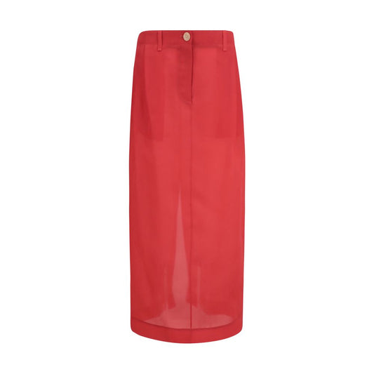 Khaite Lucian Midi Skirt
