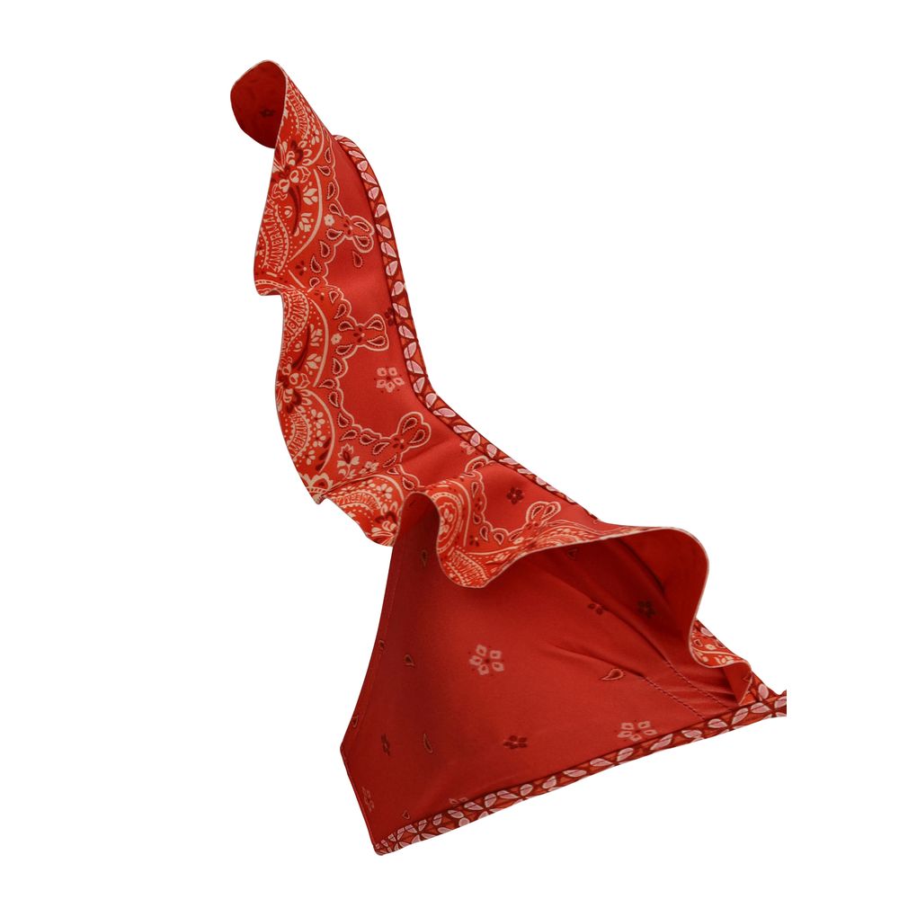 Zimmermann Red Lucky Frill Bikini Swimsuit