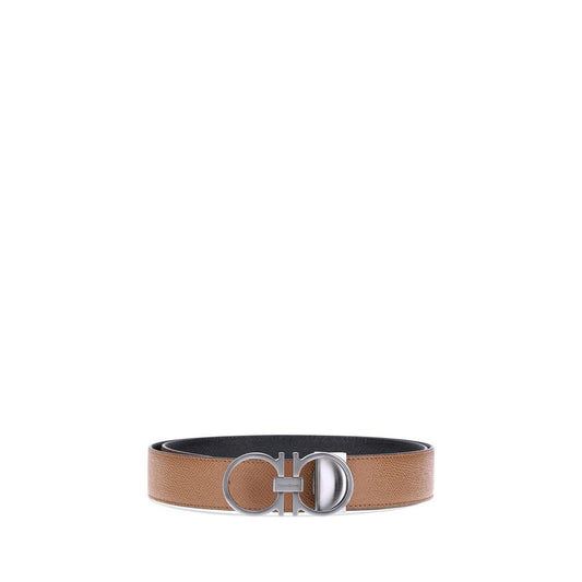 Ferragamo Gancini Reversible Leather Belt