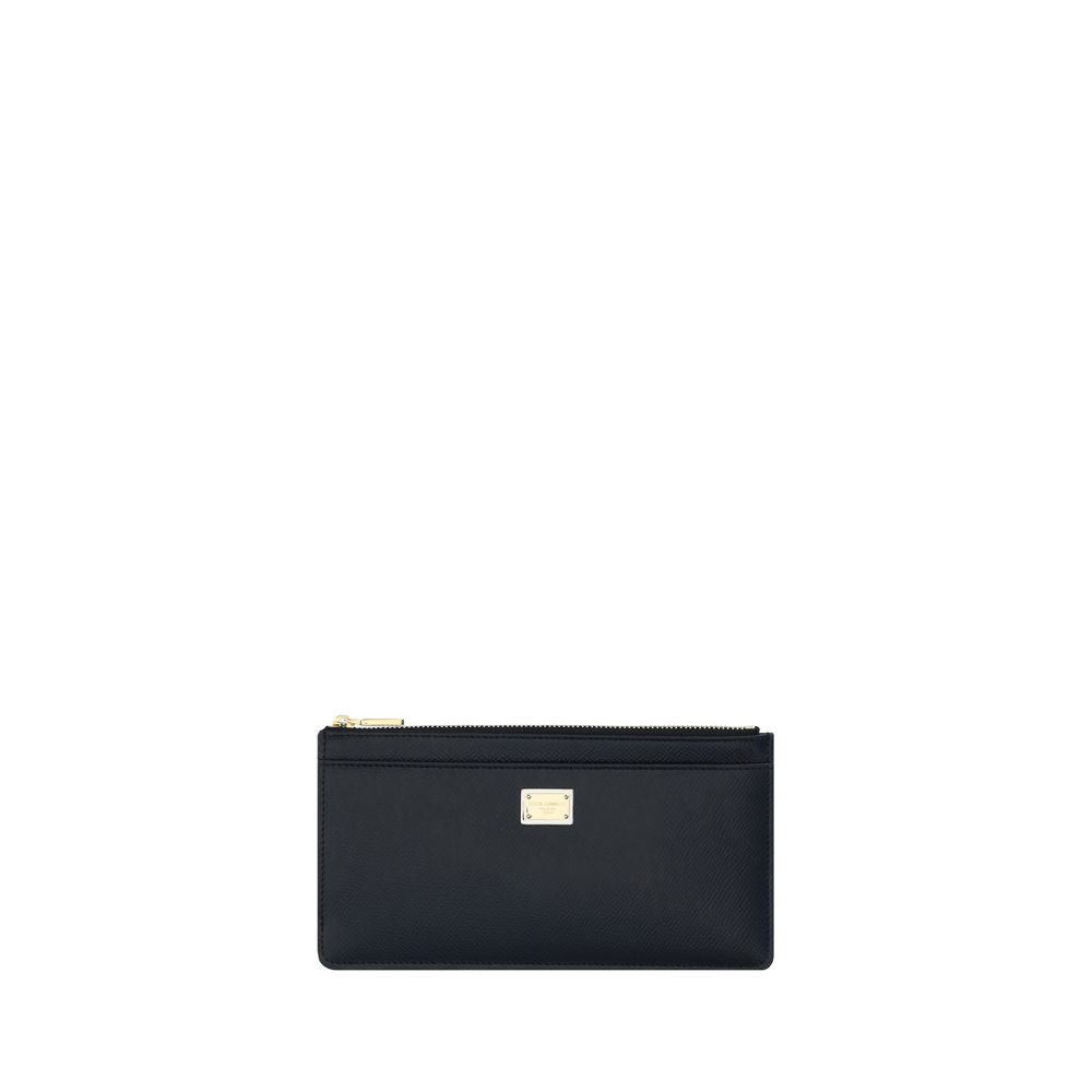 Dolce & Gabbana Leather Logoed Card Holder