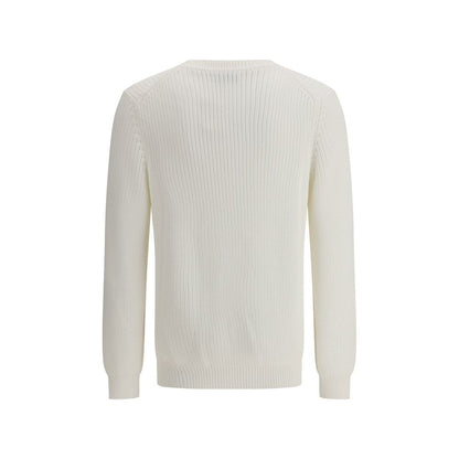Brunello Cucinelli Half English Rib Sweater in Cotton
