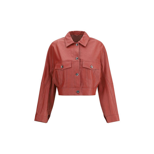 Brunello Cucinelli Classic Leather Jacket