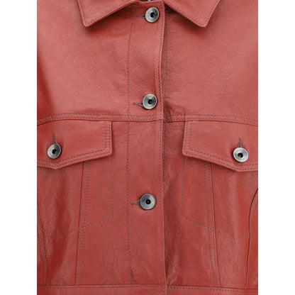 Brunello Cucinelli Classic Leather Jacket