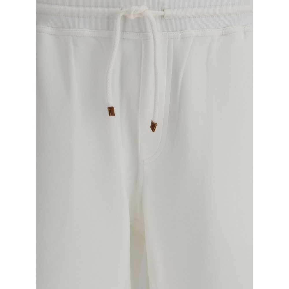 Brunello Cucinelli Cotton Tracksuit Shorts