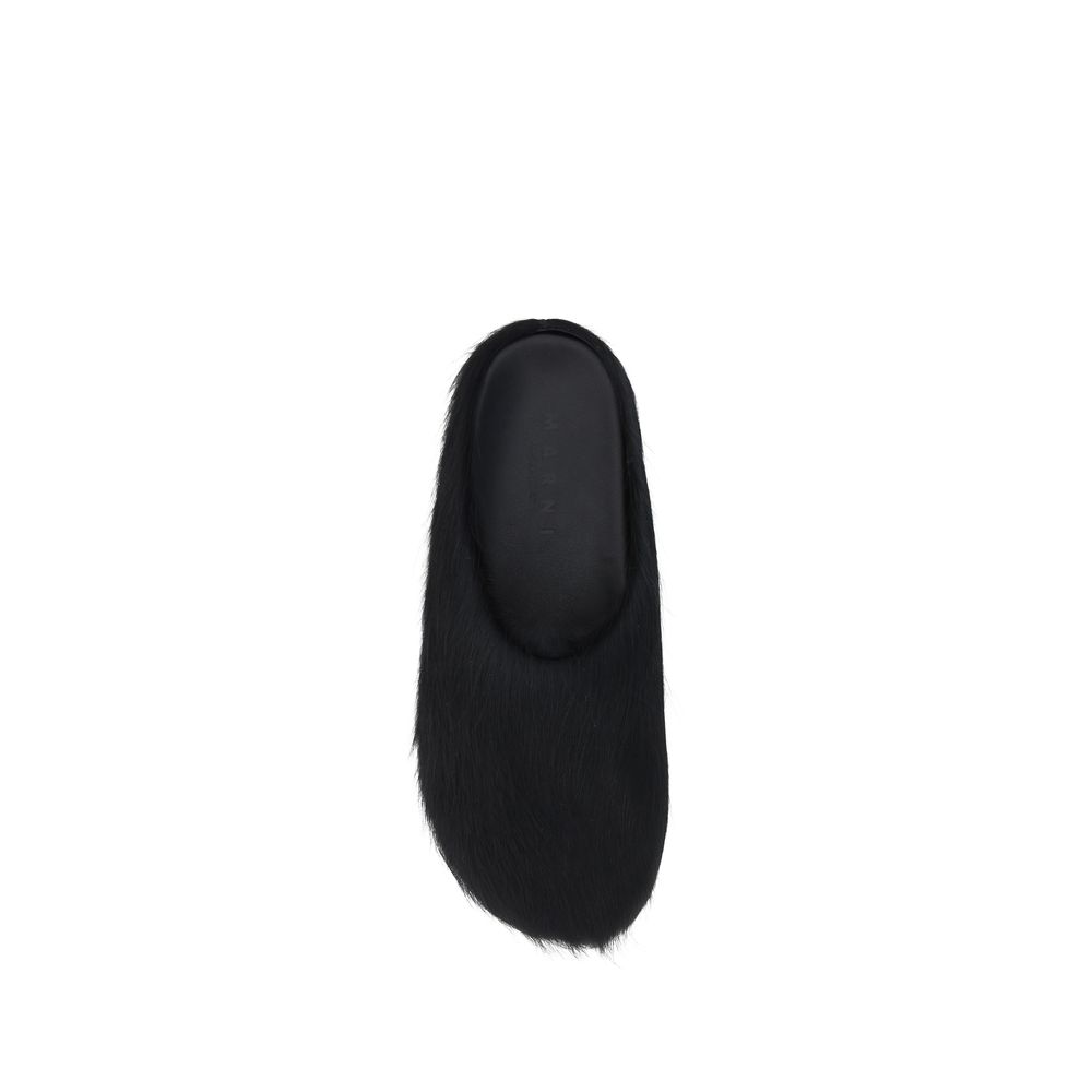 Marni Fussbett Mules - Eccentric Leather Slip-Ons