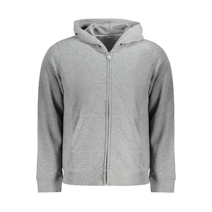 Calvin Klein Gray Polyester Sports Hoodie