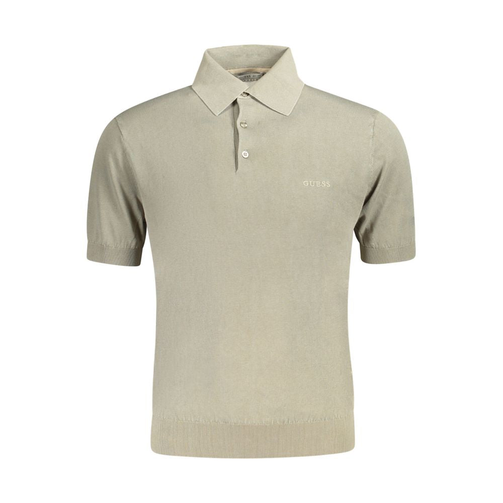 Guess Jeans Green Cotton Sweater – Short Sleeve Polo Shirt