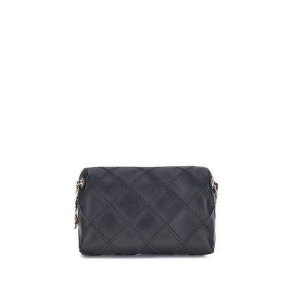 Tory Burch Black Leather Fleming Crossbody Shoulder Bag
