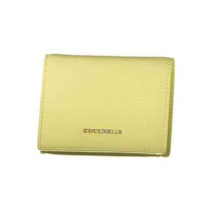 Coccinelle Yellow Leather Wallet - Stylish and Functional