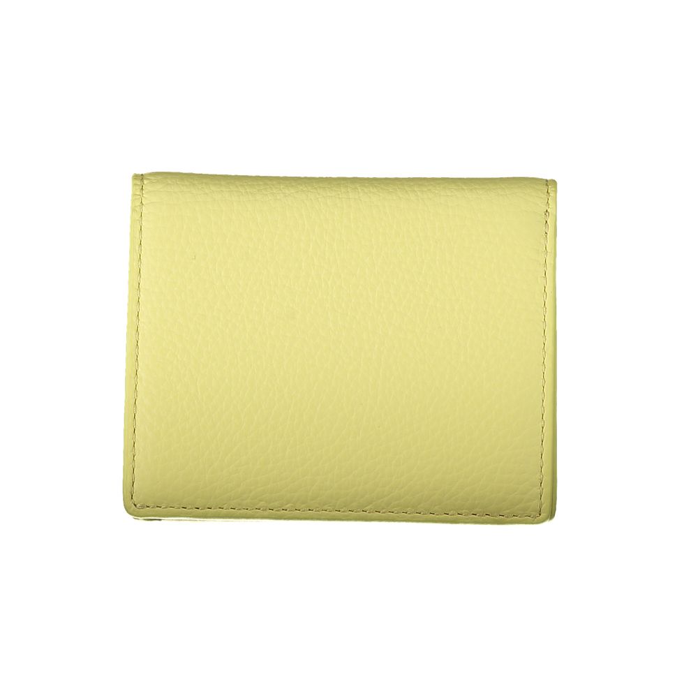 Coccinelle Yellow Leather Wallet - Stylish and Functional