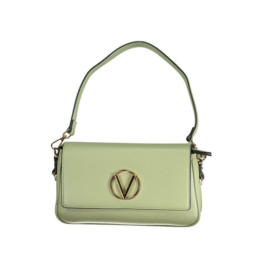 Mario Valentino Green Faux Leather Handbag with Chic Design