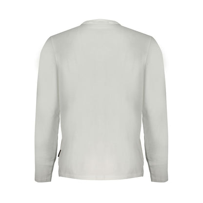Napapijri White Cotton Long Sleeve T-Shirt