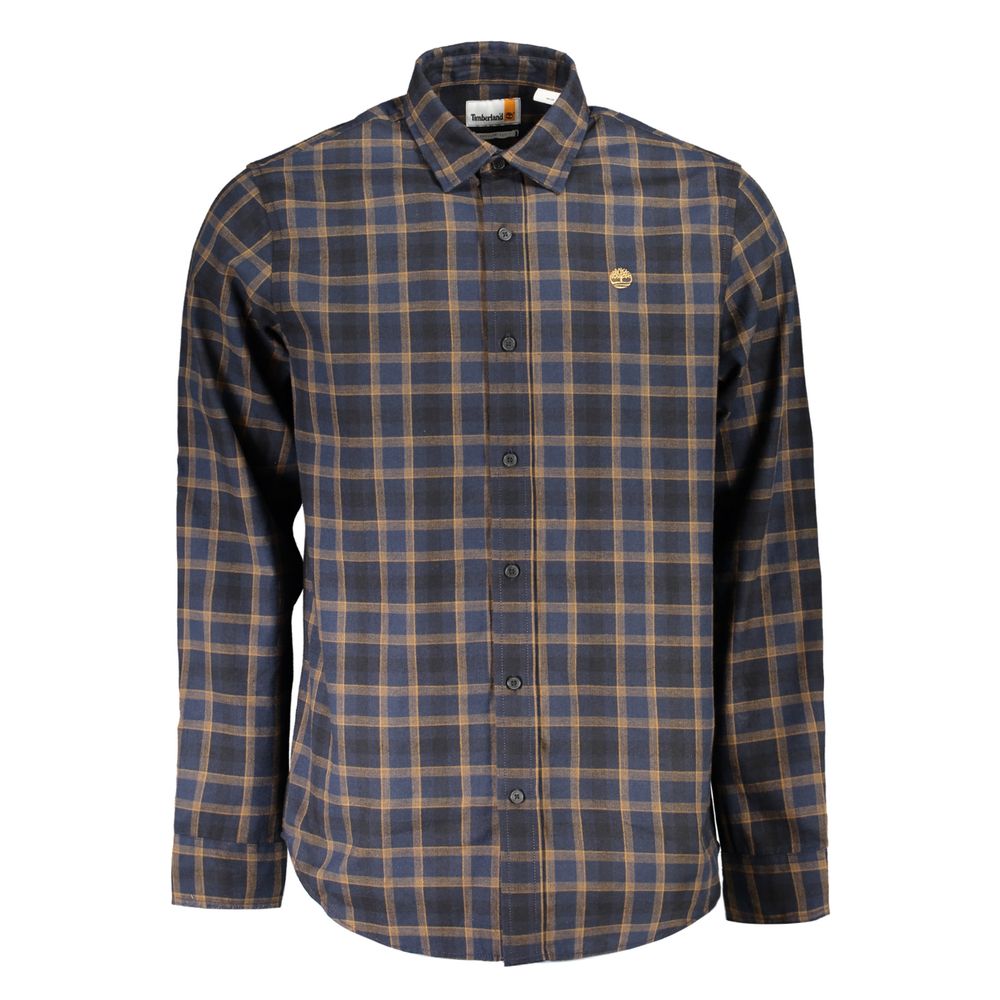 Timberland Blue Cotton Tartan Shirt