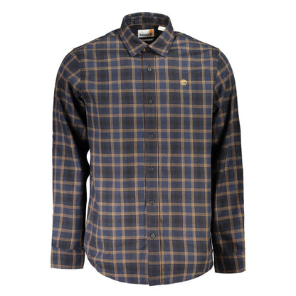 Timberland Blue Cotton Tartan Shirt
