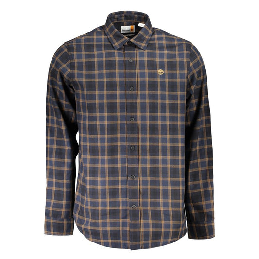 Timberland Blue Cotton Tartan Shirt