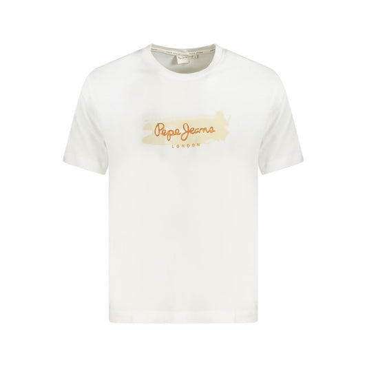 Pepe Jeans Sustainable White Cotton T-Shirt