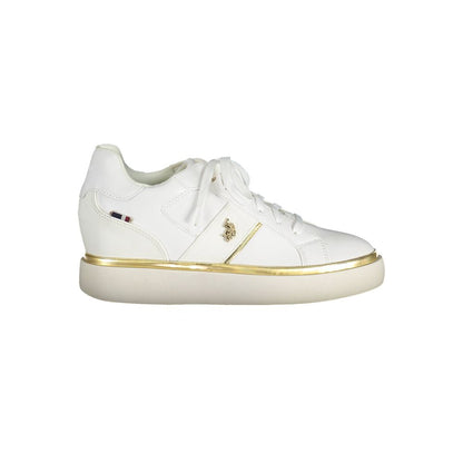 U.S. POLO ASSN. Women's White Sneakers