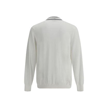 Brunello Cucinelli V-Neck Cotton Cardigan